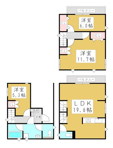 【間取り】 | Kolet西川口＃18