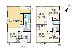 【間取り】 | 近江八幡市安土町西老蘇　中古戸建