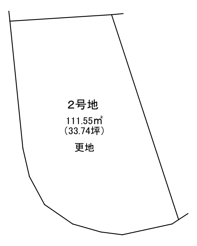 Feel佐山栗ノ脇２号地の土地図