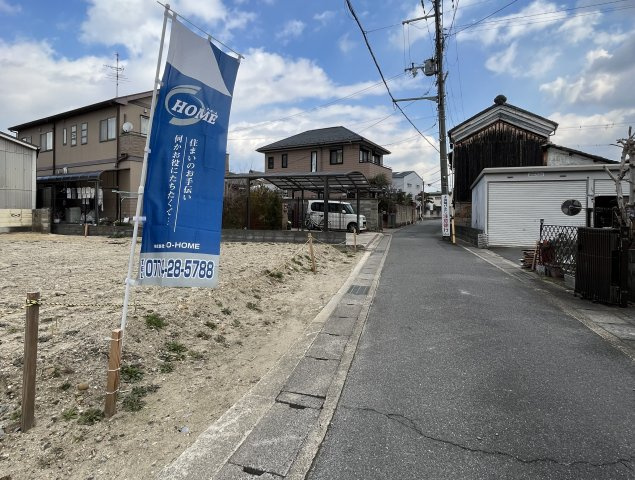 Feel佐山栗ノ脇２号地の前面道路含む現地写真
