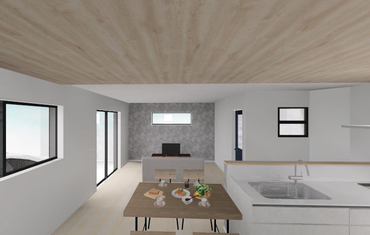 Feel佐山栗ノ脇２号地のその他|参考内観パース
延：110.96㎡
建物価格：2810万円