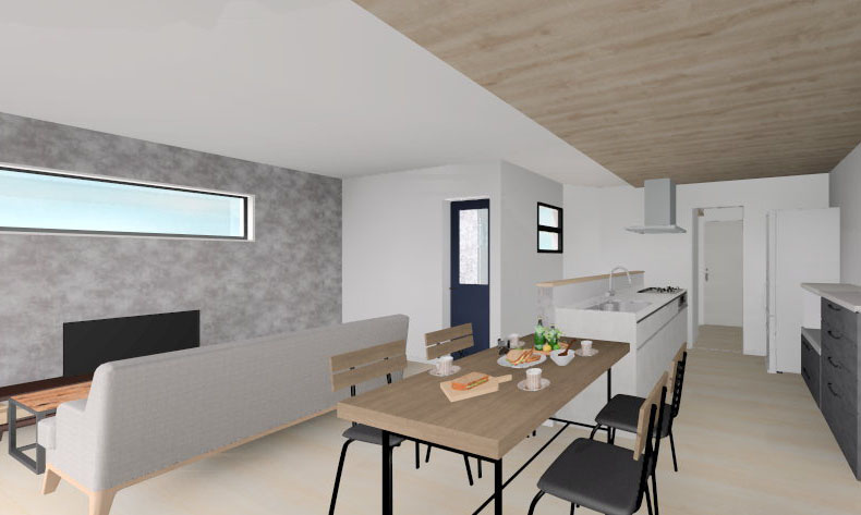 Feel佐山栗ノ脇２号地のその他|参考内観パース
延：110.96㎡
建物価格：2810万円