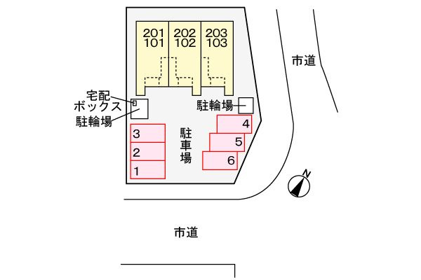 オーブリー　　刈谷市近郊の賃貸ならクラスホーム刈谷店の駐車場