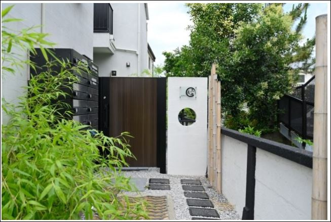 杉並区久我山３丁目のアパートのエントランス|落ち着いたエントランスです