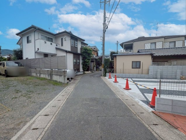 嵯峨北堀町の前面道路含む現地写真