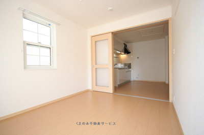 【居間・リビング】 | プラッツ渡里Ｂ | 居間です
プラッツ渡里B棟101号室　2016/6/21撮影