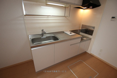 【キッチン】 | プラッツ渡里Ｂ | キッチンでお料理をお楽しみください
プラッツ渡里B棟101号室　2016/6/21撮影