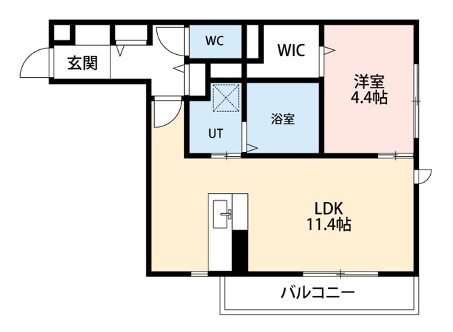 【間取り】 | アパートメントハウス針崎Ⅰ