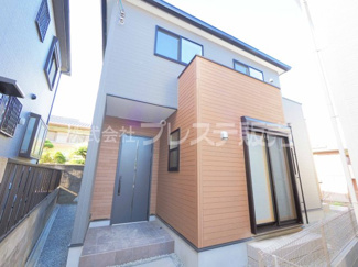 【外観】 | 現地写真（１号地外観）堂々完成！実際の建物内をご内覧できます♪