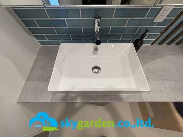 高麗ハイツ２号棟の洗面所