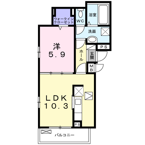 パティオベルの間取り