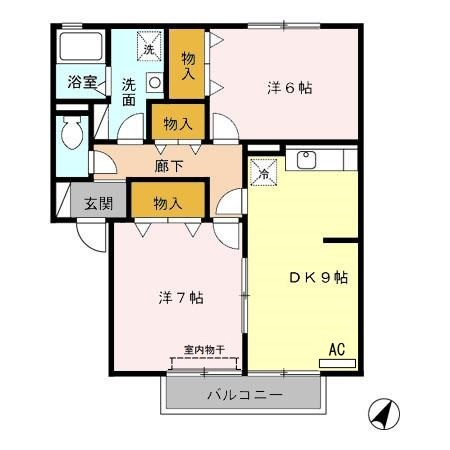 サンパティークの間取り