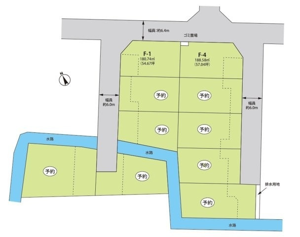 大網白里市大網F区／大型スーパー目の前！徒歩10分圏内に生活施設の揃う自由設計の分譲