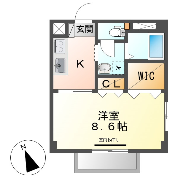 ビューティリメインＤの間取り