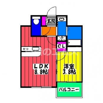 【間取り】 | ラフィーネ井尻ⅡＢ棟 | ラフィーネ井尻ⅡＢ棟の間取り