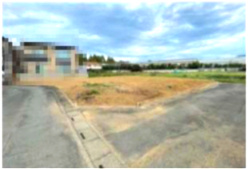 鴻巣市松原《建築条件なし）売地の外観