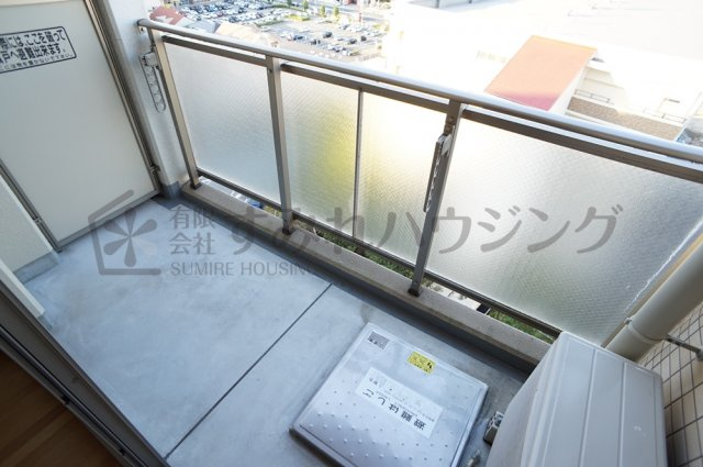 ロイヤルメゾン宝塚のバルコニー
