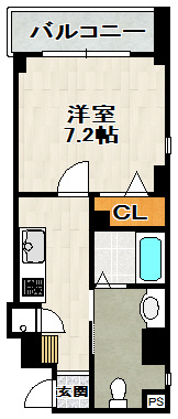 ロイヤルメゾン宝塚の間取り