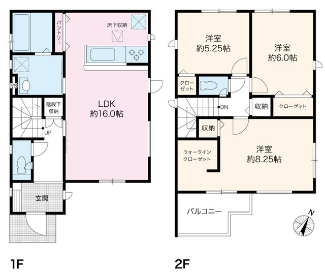 【間取り】 | 新築住宅　高知市介良２期②