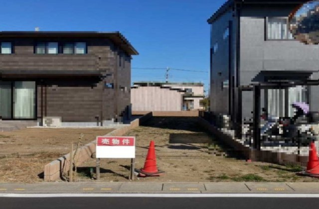 鴻巣市宮前《建築条件なし》売地の外観