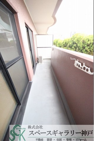 アルファビア池内のバルコニー|※お部屋により仕様が異なる場合があります※