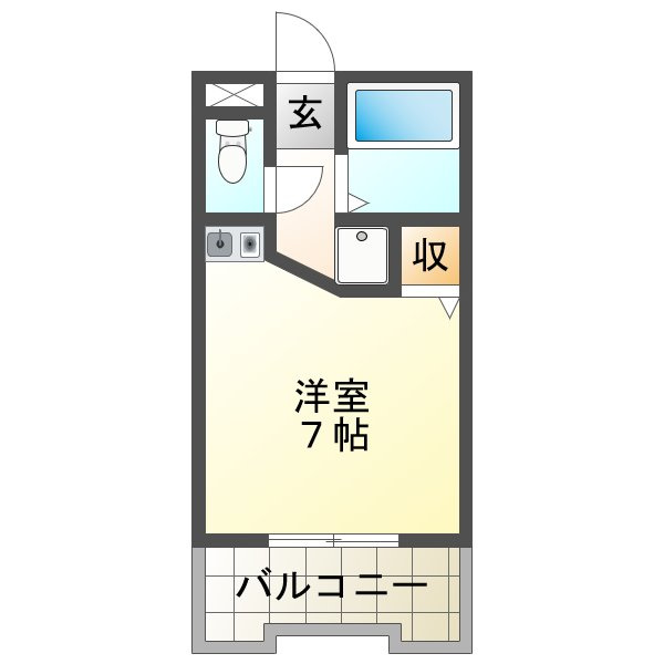 ヴィオス多聞の間取り