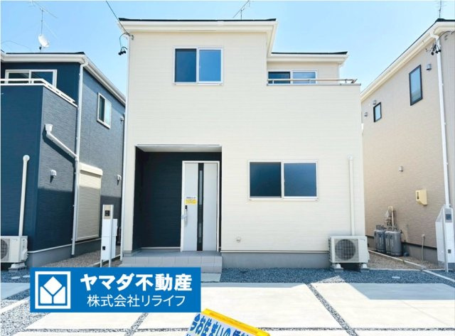 【商談中】リーブルファイン　岐阜市菅生3丁目　全6区画分譲の外観|■2号棟
■YAMADA電機の　ヤマダ不動産　株式会社リライフ　岐阜店■
省エネ・耐震性◎の一建設の家。　
日本の風土に調和する木造軸組工法。フラット３５はＳＡを取得！１０年間の金利優遇あり！　