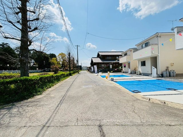 リーブルファイン　岐阜市菅生3丁目　全6区画分譲の前面道路含む現地写真|■前面道路　■ヤマダ不動産　株式会社リライフ　
■夢のマイホーム購入をフルサポートします！