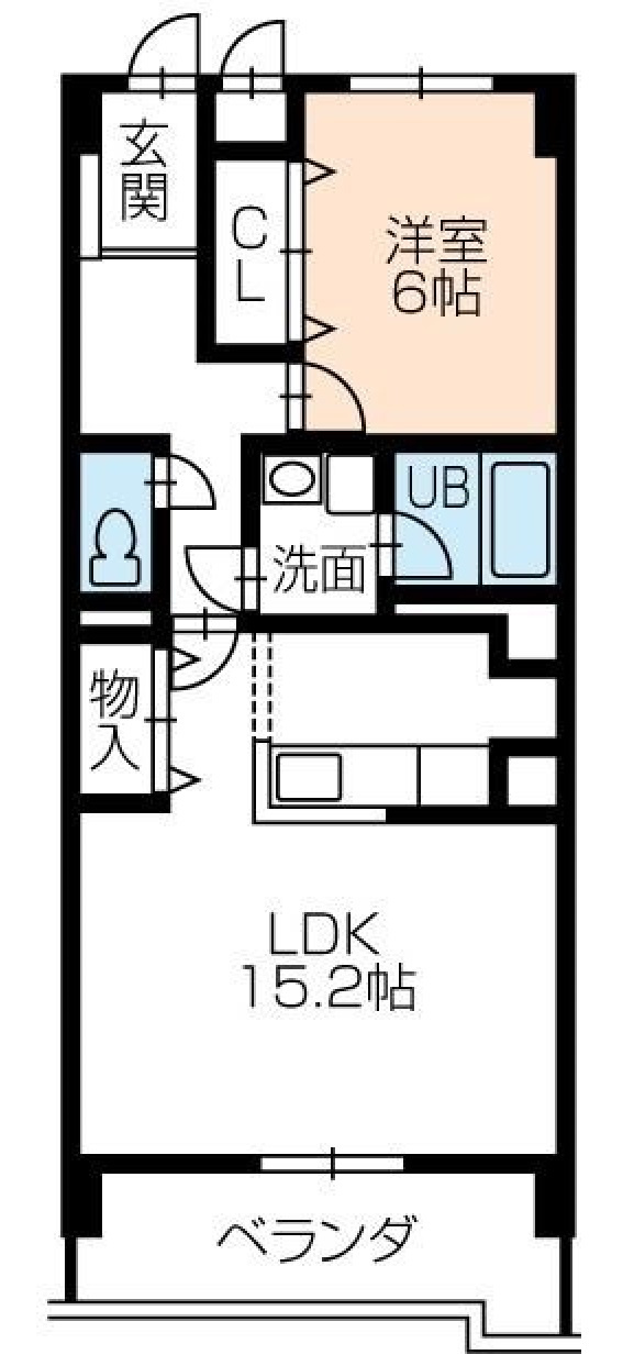 リベルテONEの間取り