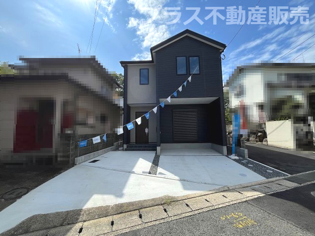 【外観】 | 福岡市南区桧原7丁目3期　1号棟（全3棟）【仲介手数料無料・0円】 | 現地写真。プラス不動産販売なら、現場の全ての棟をまとめてご見学頂けます。