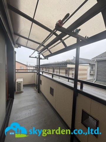 平塚市真田4丁目　中古戸建のバルコニー