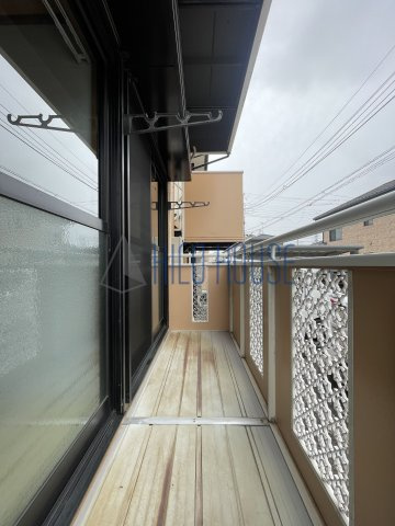 リッツハウスAのバルコニー