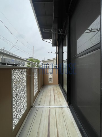 リッツハウスAのバルコニー