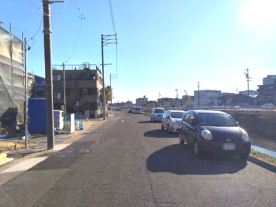 【前面道路含む現地写真】 | 天白区一本松1期　新築戸建　2号棟 | 前面道路