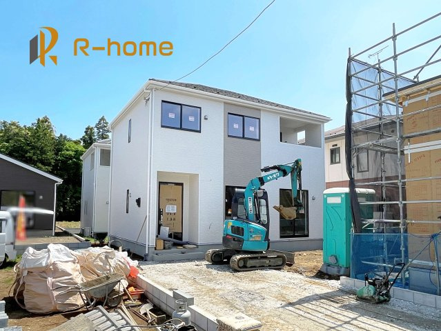 土浦市乙戸南第5-II期　新築戸建て　3号棟の外観|2025年5月完成予定！近隣の同仕様完成物件をご見学いただけます♪