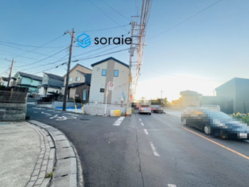 狭山市水野1期　新築戸建　クラフトピットの前面道路含む現地写真|11/3　撮影
