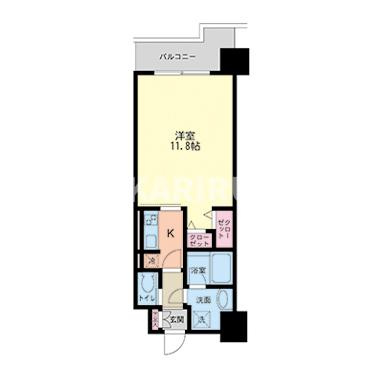 グランシス天満橋 の間取り