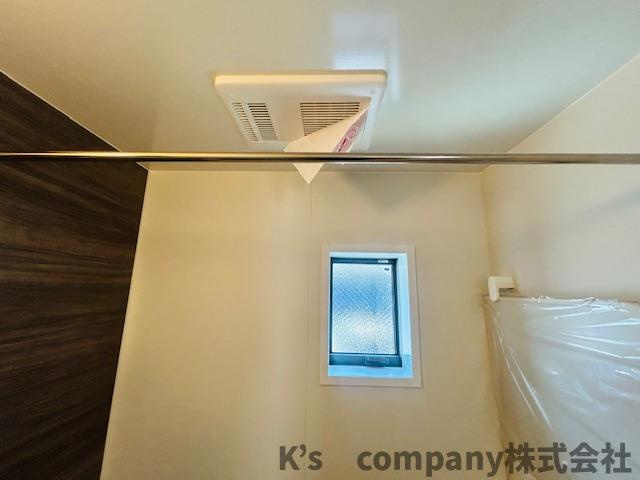 ◎茅ヶ崎市小和田１丁目　新築戸建　B号棟の浴室|長雨の続く時期の洗濯物の心配を解消できる浴室乾燥機☆