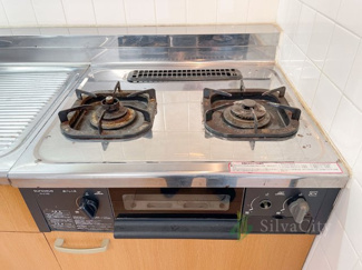 【キッチン】 | 東中野パレスマンション | 2口ガスコンロ