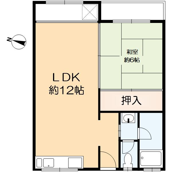 マンション桂風の間取り