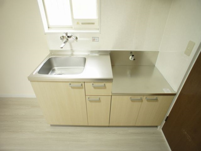 【設備】 | ハイツサングリーン | 新品のキッチンです。