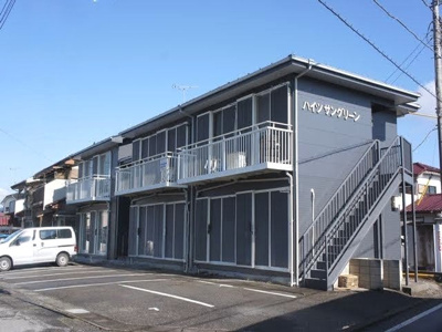 【外観】 | ハイツサングリーン | オシャレな外観が特徴です♪