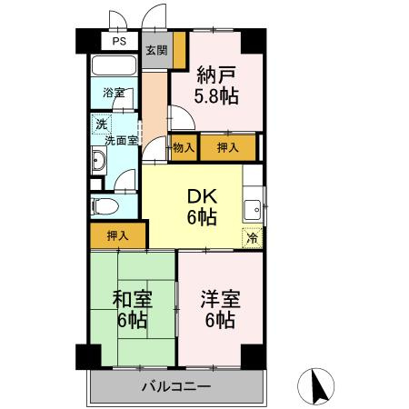グランドール高橋の間取り
