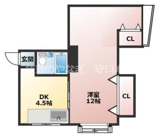 【間取り】 | コムズスクエア守口本町B