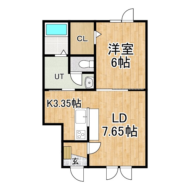 レジデンスアイ弐号館の間取り