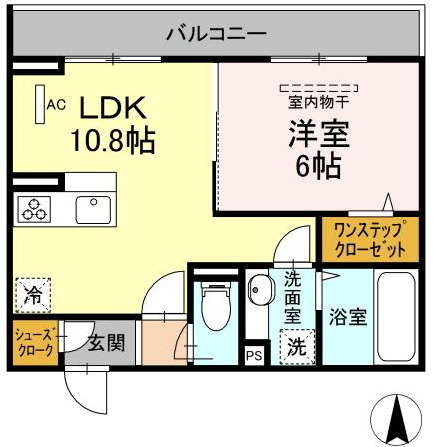 ヒルサイドの間取り|オートロック・宅配ボックス完備♪
