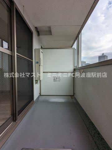 アパートメント玉川のバルコニー
