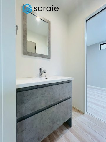 狭山市鵜ノ木第1期　新築戸建の独立洗面台|10/31撮影