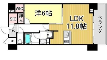 【間取り】 | レジェンドール心斎橋EAST