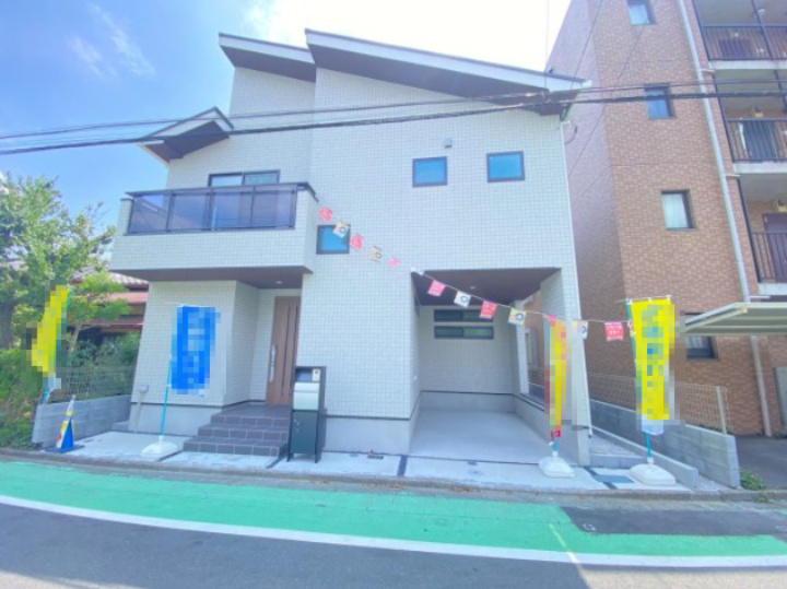祝：成約済み　八王子市　元横山町　新築戸建ての外観|～仲介手数料無料☆八王子ひなた不動産～　八王子市元横山町　新築戸建て